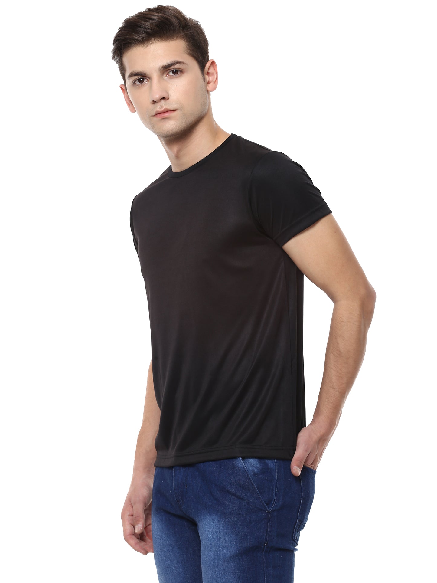 Basic Micro Round Neck T-Shirt