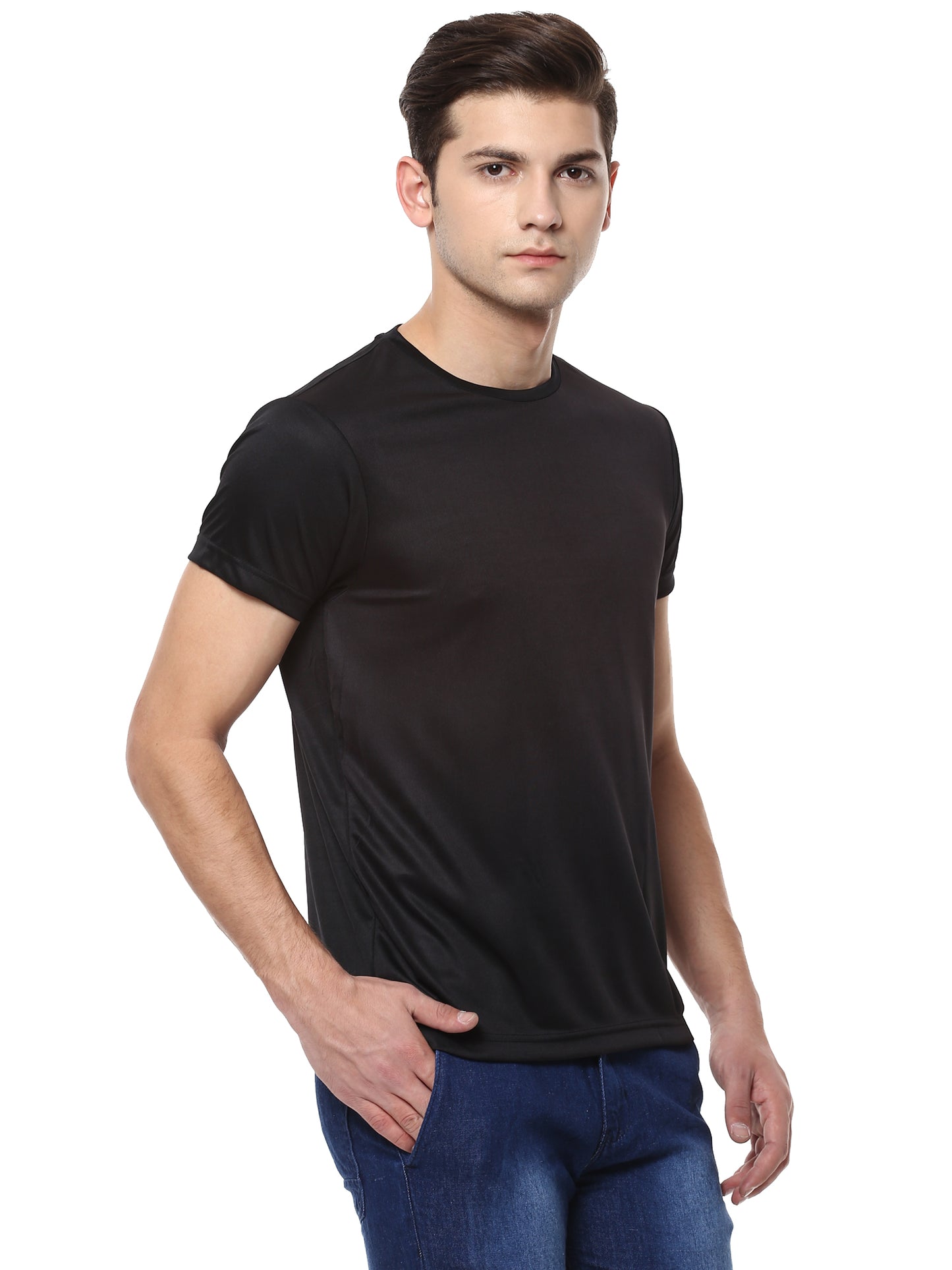 Basic Micro Round Neck T-Shirt